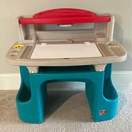 kid desk, fisher price, craft desk